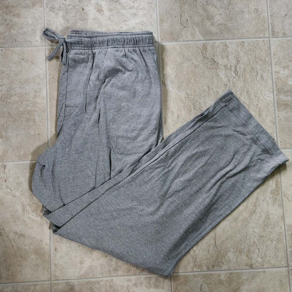 Croft & Barrow Men's Gray Sweatpants - Size Large Tall